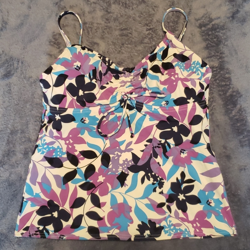 Floral Bathing Suit Top